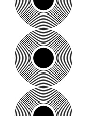 Black and white Modern Poster Art for print . Abstract Wall Art. Digital Interior Decoration Art.