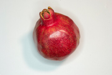 fresh pomegranate on light background