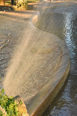 spray in the city of terni