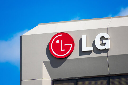 LG sign on LG Display America headquarters campus - San Jose, California, USA - 2020