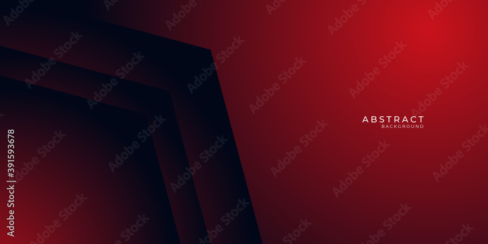 Wall mural vector design trendy and technology concept. fame border dimension by carbon fiber texture shiny red