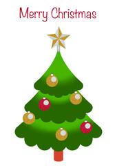 christmas tree illustration