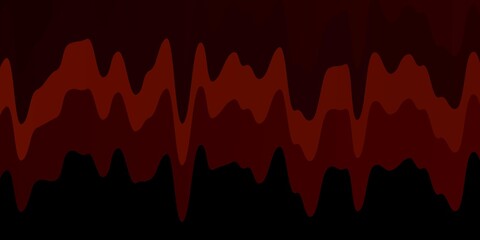 Dark Brown vector pattern with lines.