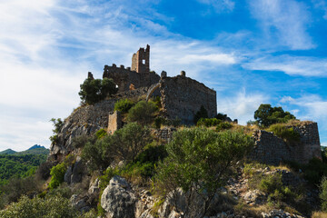 Fototapeta na wymiar Castillo de Miravet-Castellón, Comunidad valenciana-España.