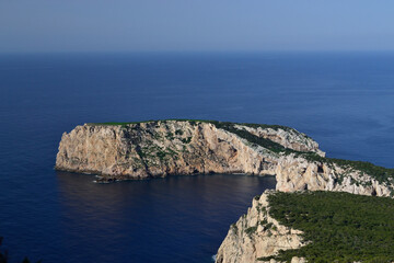 Fototapeta premium Veduta dell'isola Piana a Capo Caccia