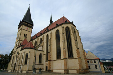 Fototapeta premium Church of St. Aegidius in Bardejov, Slovakia