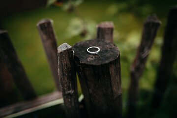 Detailbilder der Trauringe bei einer Hochzeit