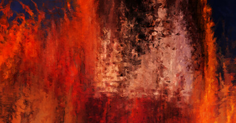 Modern art. Colorful contemporary artwork. Color strokes of paint. Brushstrokes on abstract background. Brush painting. Unique wall art.