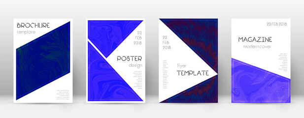 Abstract cover. Rare design template. Suminagashi 