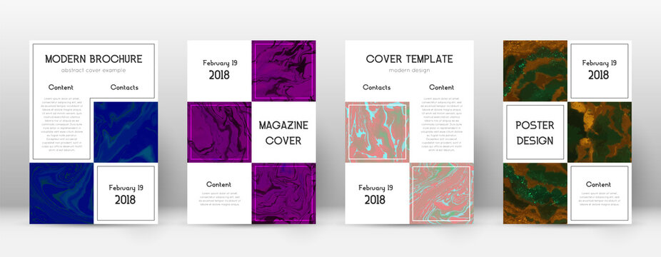 Abstract cover. Gorgeous design template. Suminaga