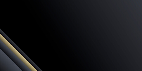 Modern dark gold black grey abstract presentation background. Vector illustration design for presentation, banner, cover, web, flyer, card, poster, wallpaper, texture, slide, magazine