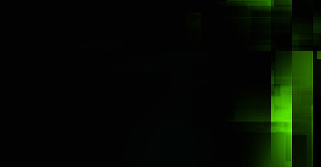 Layers of colorful and vibrant geometrical shapes. Digital illustration of a tech layout. Futuristic design template.