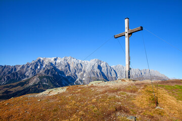 Fototapeta na wymiar Der Hochkönig in den Berchtesgadener Alpen