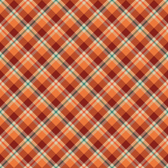 Plaid Seamless Pattern - Colorful plaid repeating pattern design - 391609017