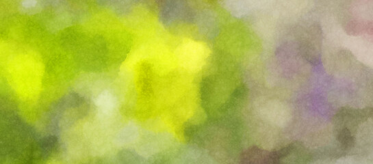 Watercolor painted background. Abstract Illustration wallpaper. Brush stroked painting. 2D Illustration.