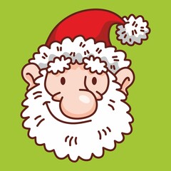 santa claus head