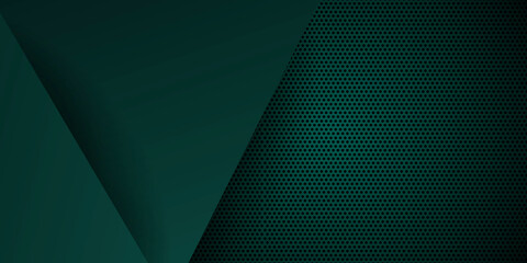 Dark green 3d abstract presentation background