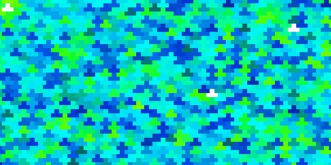 Light Blue, Green vector background in polygonal style.