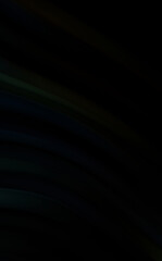 Colorful smooth lines on black background. Liquid and fluid vibrant color waves flowing in the dark. Graphic illustration for wallpaper, banner, background, card, book, cover, poster, banner, brochure