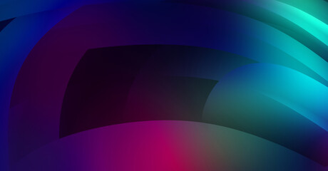 Abstract background with colorful gradient. Vibrant graphic wallpaper with stripes design. Fluid 2D illustration of modern movement.