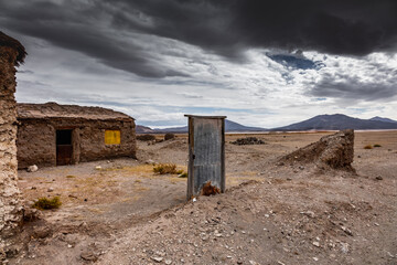 Door in a desert - Bolivia
