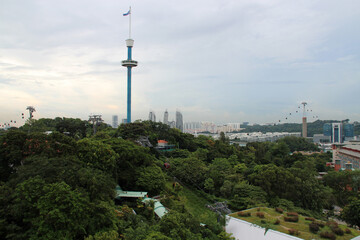 Obraz premium on sentosa island in singapore