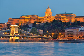 Royal Palace in Budapest (Buda Castle Palace). - obrazy, fototapety, plakaty