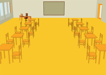 Fototapeta premium classroom interior