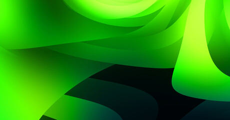 Abstract background with colorful gradient. Vibrant graphic wallpaper with stripes design. Fluid 2D illustration of modern movement.