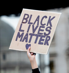 BIRMINGHAM, UNITED KINGDOM - Jun 04, 2020: Black Lives Matter protest in Birmingham