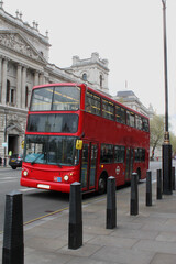 Fototapeta na wymiar Double decker bus in England
