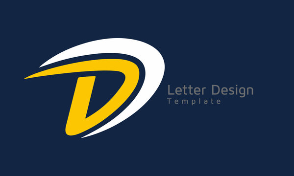 Initial Letter Dd Logo Images, Stock Photos & Vectors, logo template vector icon illustration design