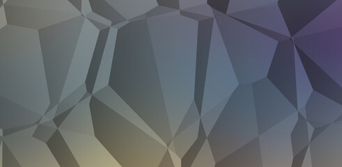 Polygonal background. Colorful wallpaper with geometric design. Digital 3d illustration.