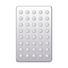 first AID pill chart icon on white background