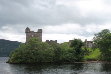 Fototapeta na wymiar Castle ruins in Scotland