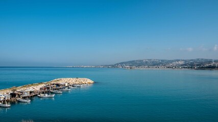 Fototapeta na wymiar Lebanon, Tripoli- over the sea.