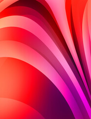 Abstract background with colorful gradient. Vibrant graphic wallpaper with stripes design. Fluid 2D illustration of modern movement.