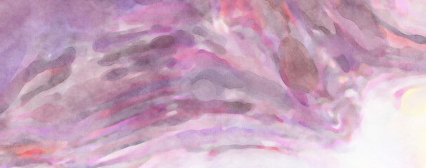 Soft watercolor wallpaper. Artistic painting with softly brushed colors. Pastel colors dabbed background. Painted abstract wall art.