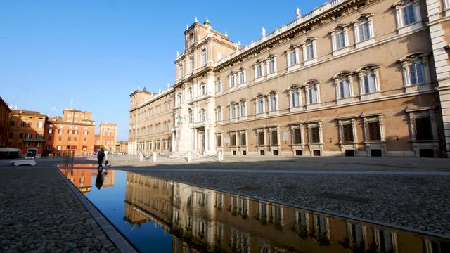 Modena, Italy, the Palazzo Ducale palace Military Acadamy