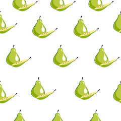 seamless pattern with pears
