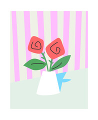 Vector still life illustration