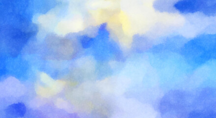 Watercolor painted background. Abstract Illustration wallpaper. Brush stroked painting. 2D Illustration.