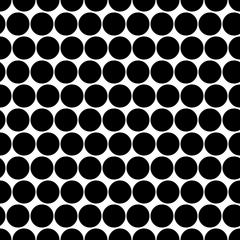 Circles pattern. Dots seamless ornament. Dot motif. Circular figures backdrop. Rounds background. Dotted wallpaper. Digital paper, textile print, abstract image, web design, vector illustration.