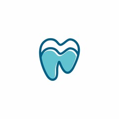 Dental Clinic Logo Tooth abstract design vector