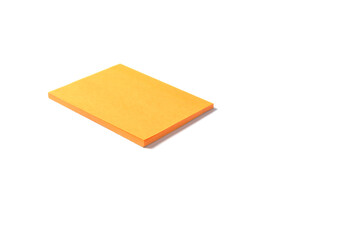 notepad on white background