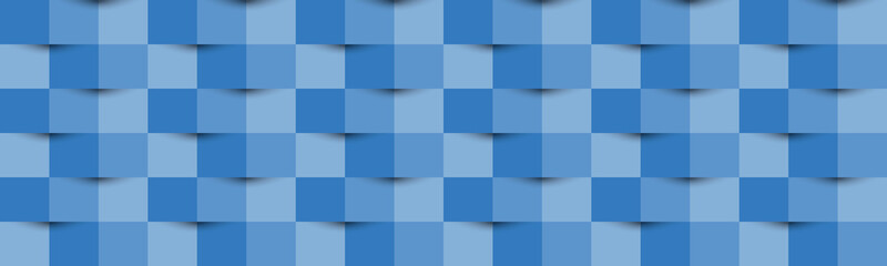 Blue abstract texture header. Vector 3d paper style banner. Cover design. Abstract background
