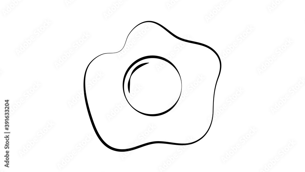 Poster egg icon sign and symbol. egg color icon for website design and mobile app development. simple eleme