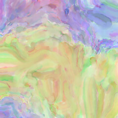 Abstract texture. Expressive handmade watercolors on surface. Watercolor brushstrokes. Modern art. Multi color backdrop. Contemporary wall art. Colorful backdrop. 2d illustration.