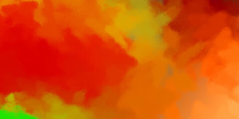 Painted artistic creation. Brushed vibrant wallpaper. Unique and creative illustration. Abstract background of colorful brush strokes.