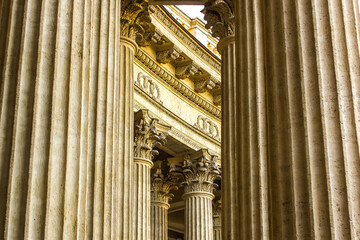 columns of the ancient temple